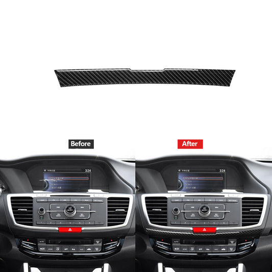 3X Red Carbon Fiber Interior Decor Glove Box Cover Trim for Fiat 500L 2014-2017 v