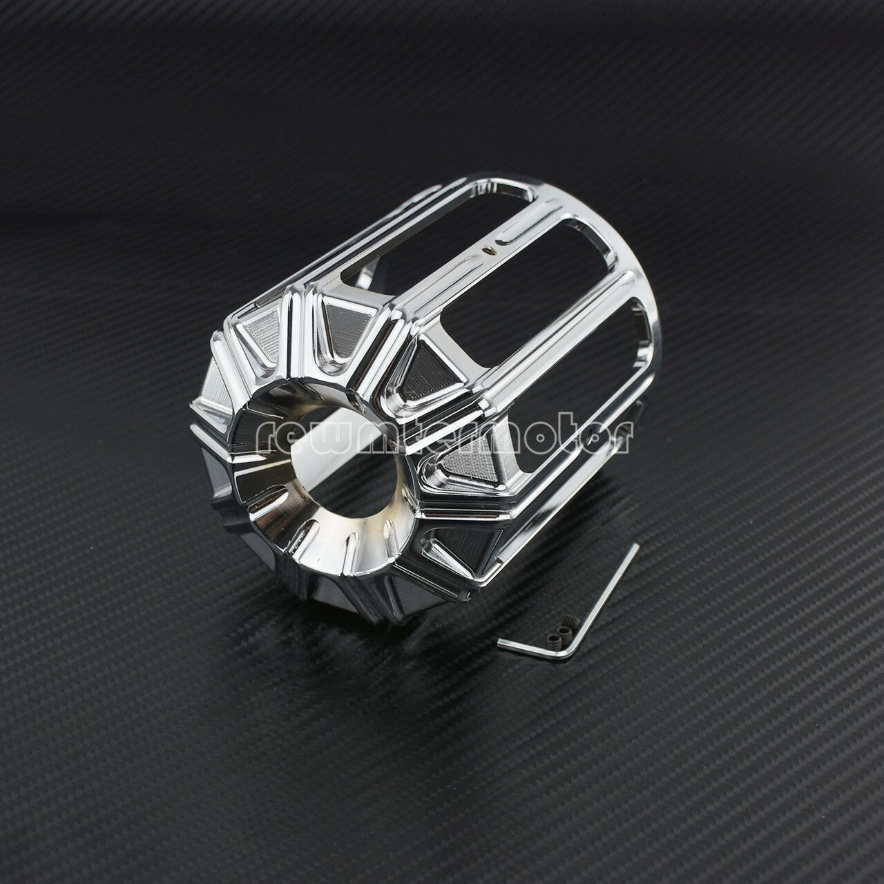 Motorcycle Oil Filter Cover Fit for Harley Fatboy Softail Road King Glide Dyna Q