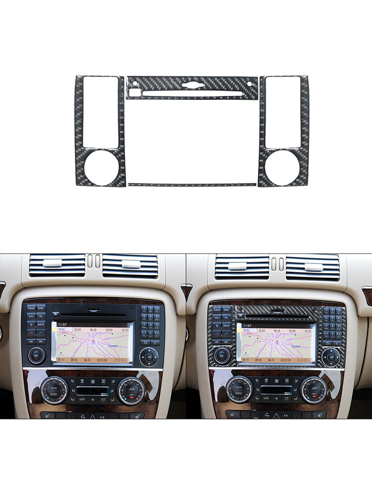 Red Carbon Fiber Center Console Armrest Panel Trim For Taycan 2019-2022 v