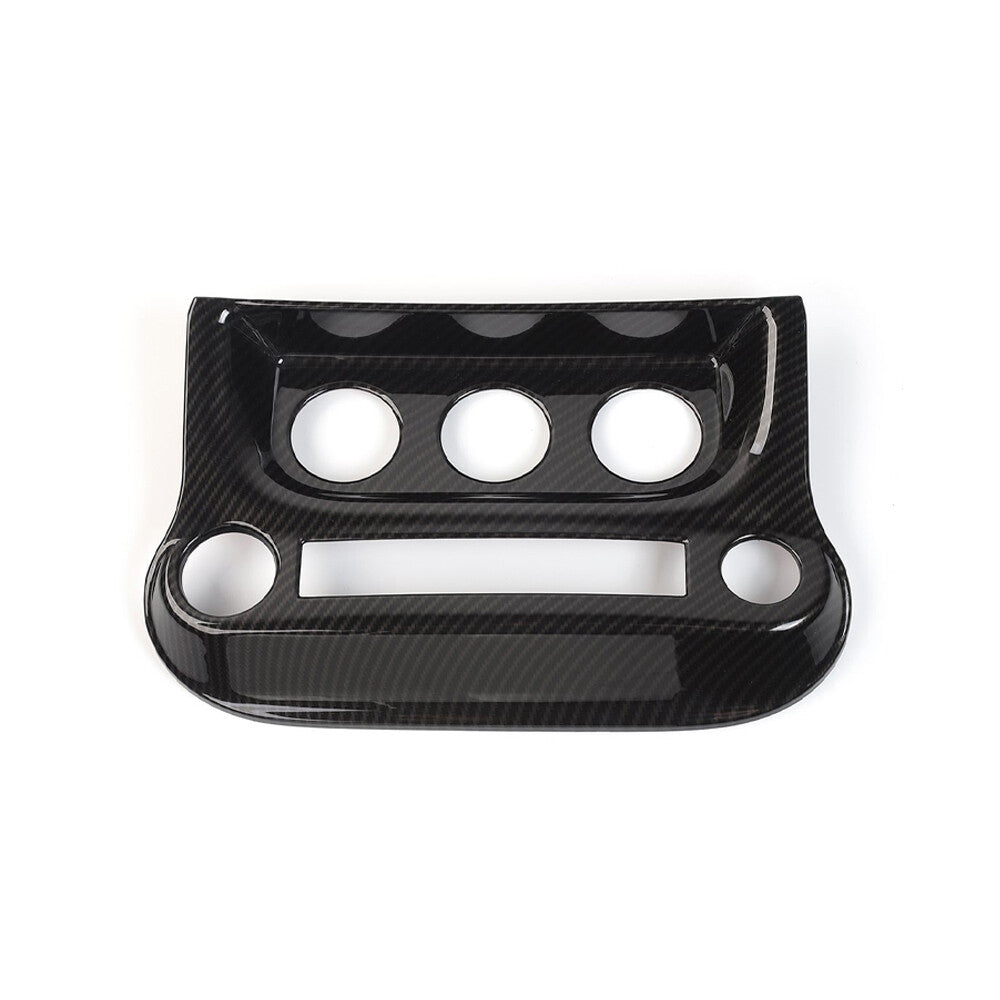 for Jeep for Wrangler JK 2011+ Air Conditioning Switch Panel Cover Trim Carbon Fibre