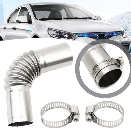 24mm Exhaust Pipe Tube Elbow Connector Diesel Heater With Clamps For Eberspacher Q
