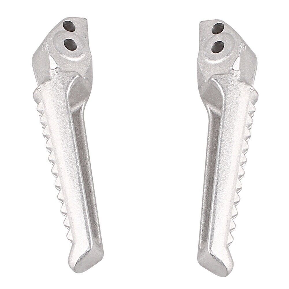 for HONDA CBR250 MC19 MC22 CBR600 1991-1998 Rear Foot Pegs Footrests Set Silver