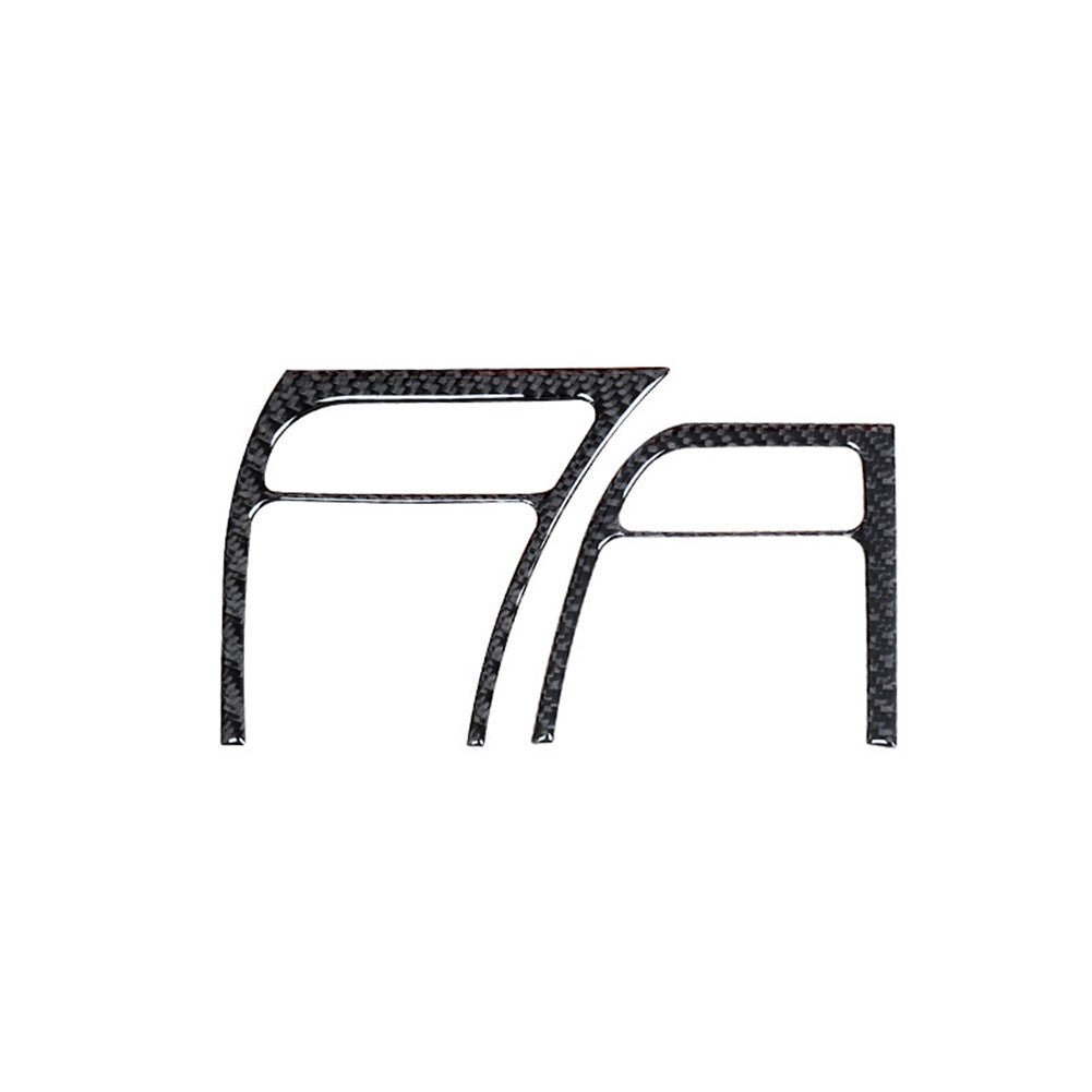4x Red Left & Right Air Vent Trim Cover Carbon Fiber For Tacoma 2012-2015 v