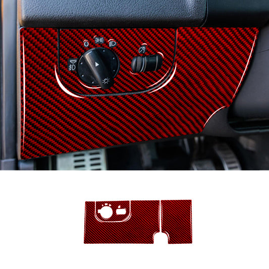 Red Carbon Fiber 9 Speed Automatic Gear Shift Cover Trim for Honda Ridgeline v