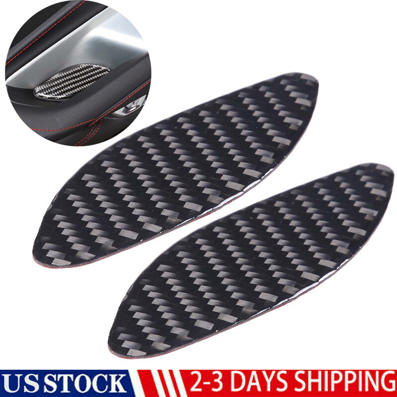 Carbon fiber door handle storage box decorative sticker for Corvette C8 2020-2023 n