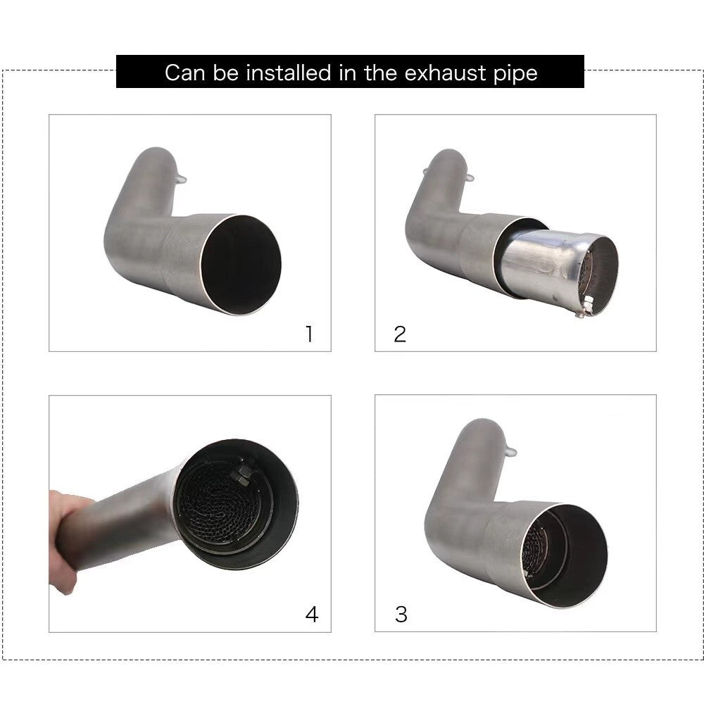 Radiation period Shorty GP/DC Exhaust Motorcycle Muffler Baffle Bolt In Catalyst