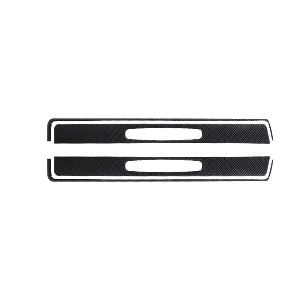 Red Carbon Fiber Floor Console Storage Button Cove Trim for LEXUS RX330 RX350 v
