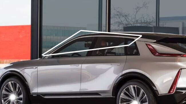 for Cadillac Lyriq 2023-2024 Window Side Visors Sun Rain Guard Vent Deflectors n