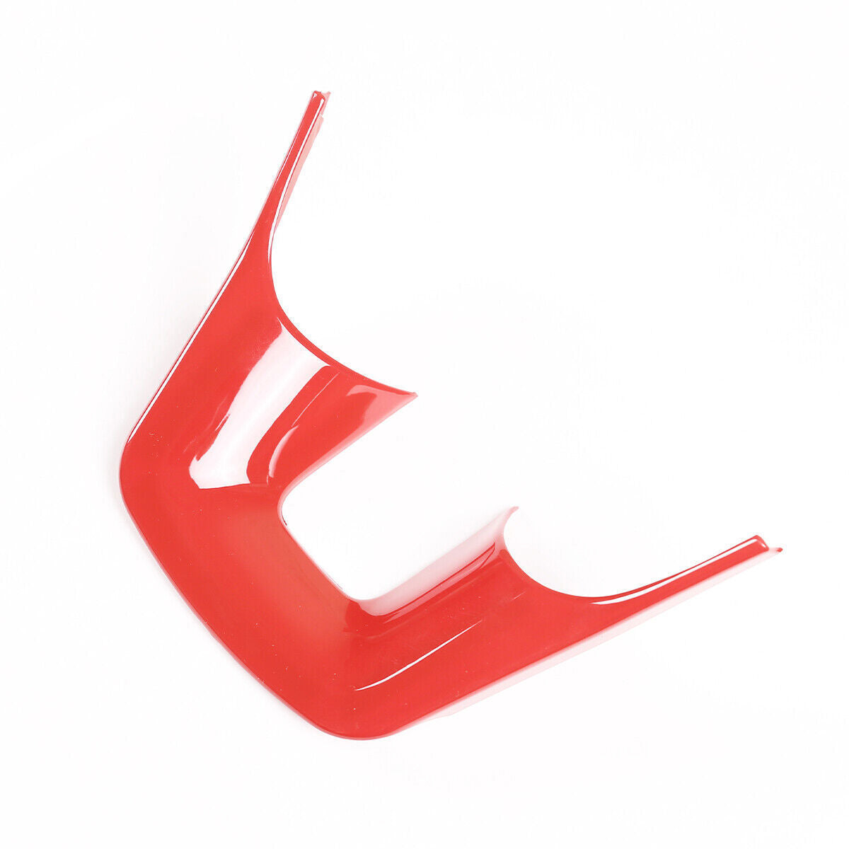 ABS Red Car Steering Wheel U-Shaped Cover Trim For Toyot@a Hilux 2015-2021 n