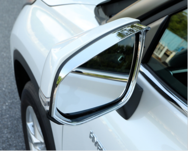 For 2021 2022 for Toyota for Sienna Chrome Side Mirror Rain Eyebrow Cover