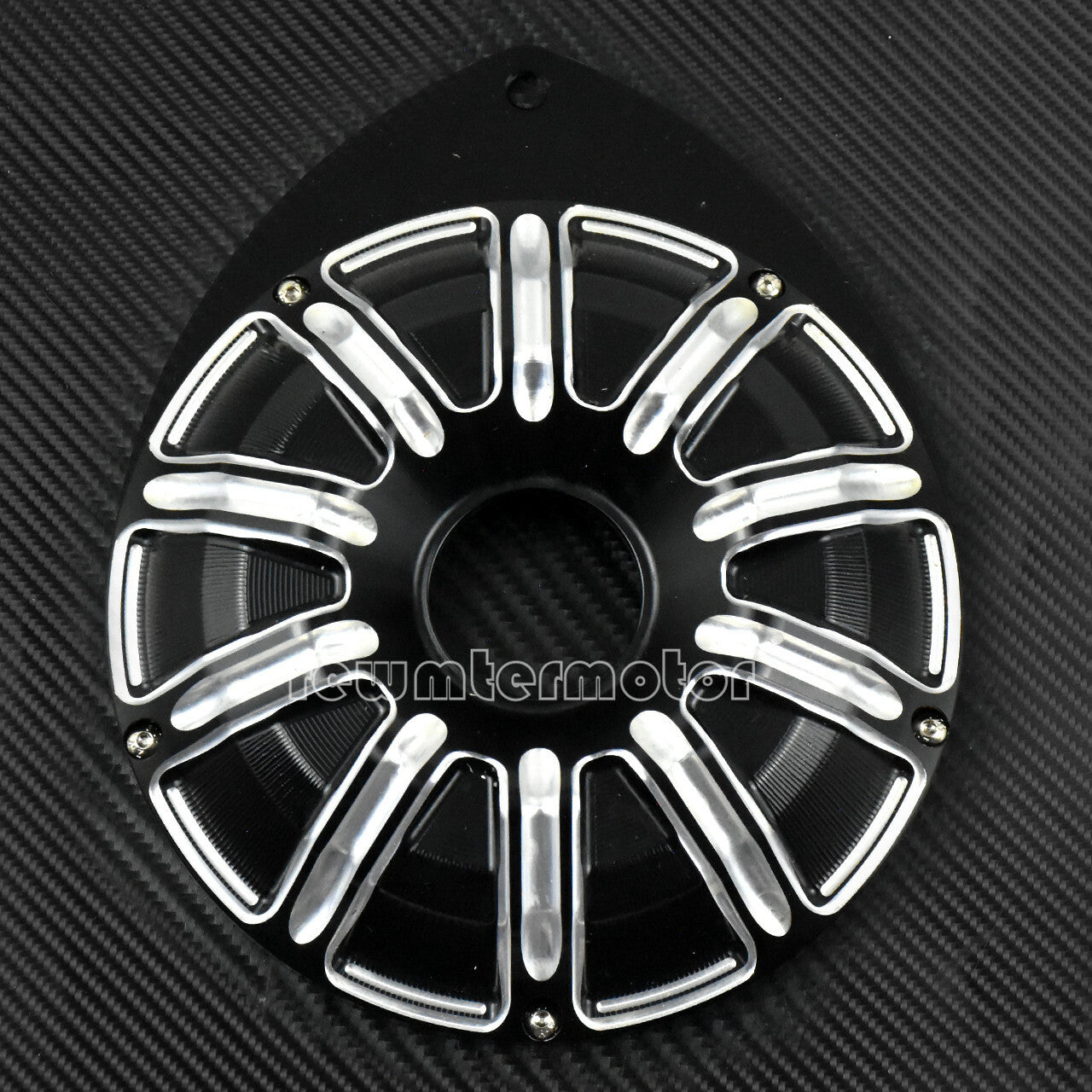 Motorcycle CNC Left Hand Engine Ignition Cover Fit For Indian Scout 15-up Black Q
