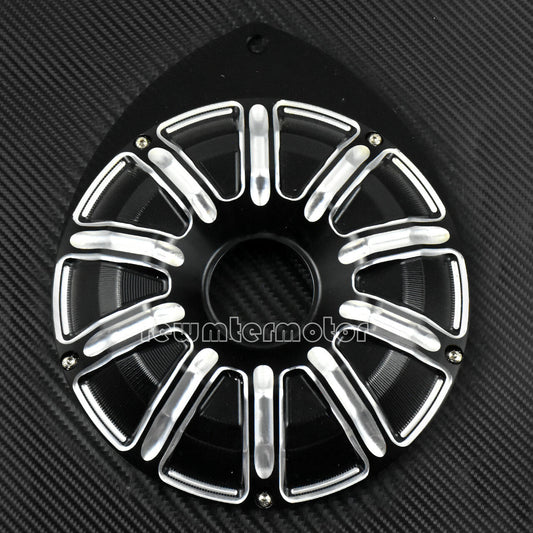 Motorcycle CNC Left Hand Engine Ignition Cover Fit For Indian Scout 15-up Black Q
