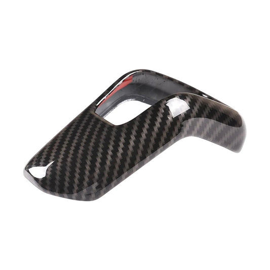 Gear Shift Knob Trim Head Cover Black Carbon Fiber For Range Sport 2018-2020 Q