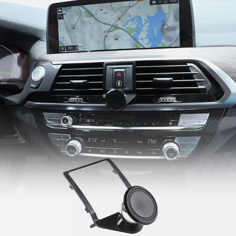 Carbon Fiber Indoor Center Control AC Cover Trim for LEXUS IS250 IS300 IS350- v