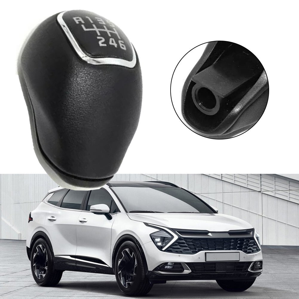 6 Speed Leather Gear Shift Knob Stick Lever for KIA 2012-2015 For 5 v