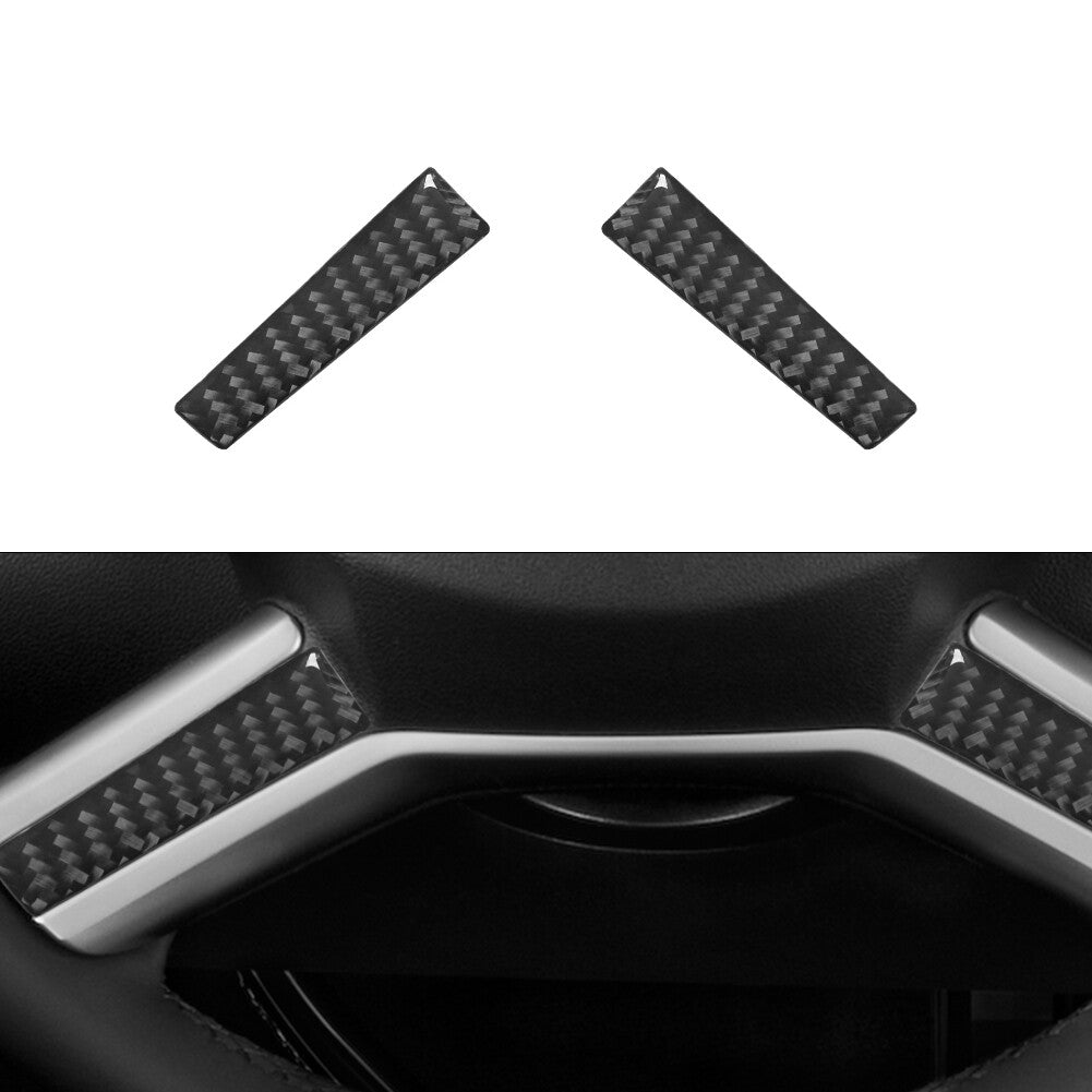 for Mercedes R-Class 2009-2012 2Pcs Steering Wheel Frame Trim Decoration Cover