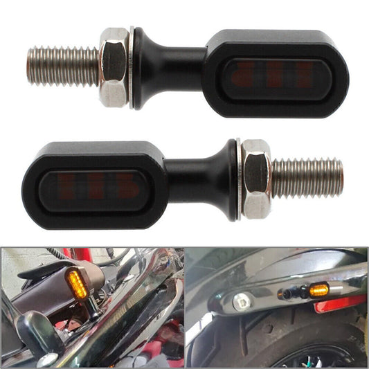 for Mini LED Turn Signal Light Run Indicator Lamp for Harley Sportster Touring Dyna Q