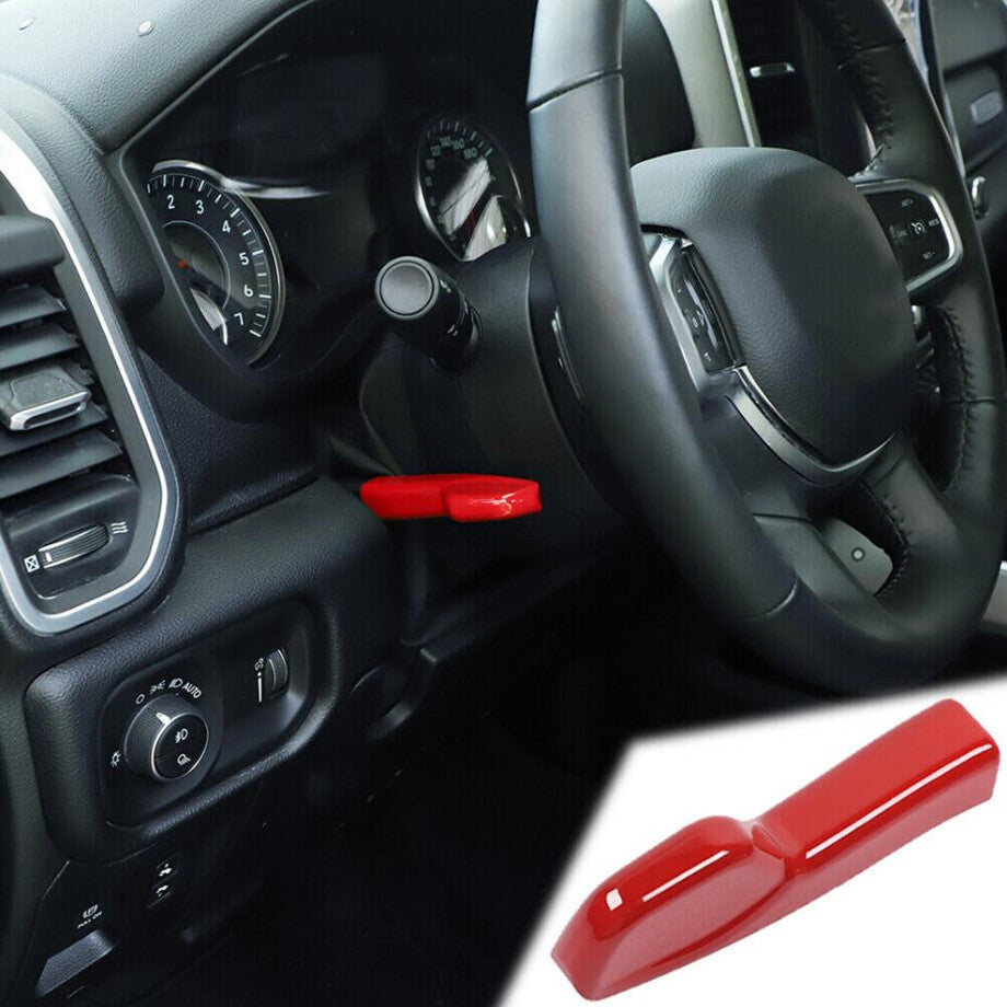 For 2019-2024 for Dodge for RAM 1500 ABS Red Steering Wheel Adjustment Switch Cover Trim v