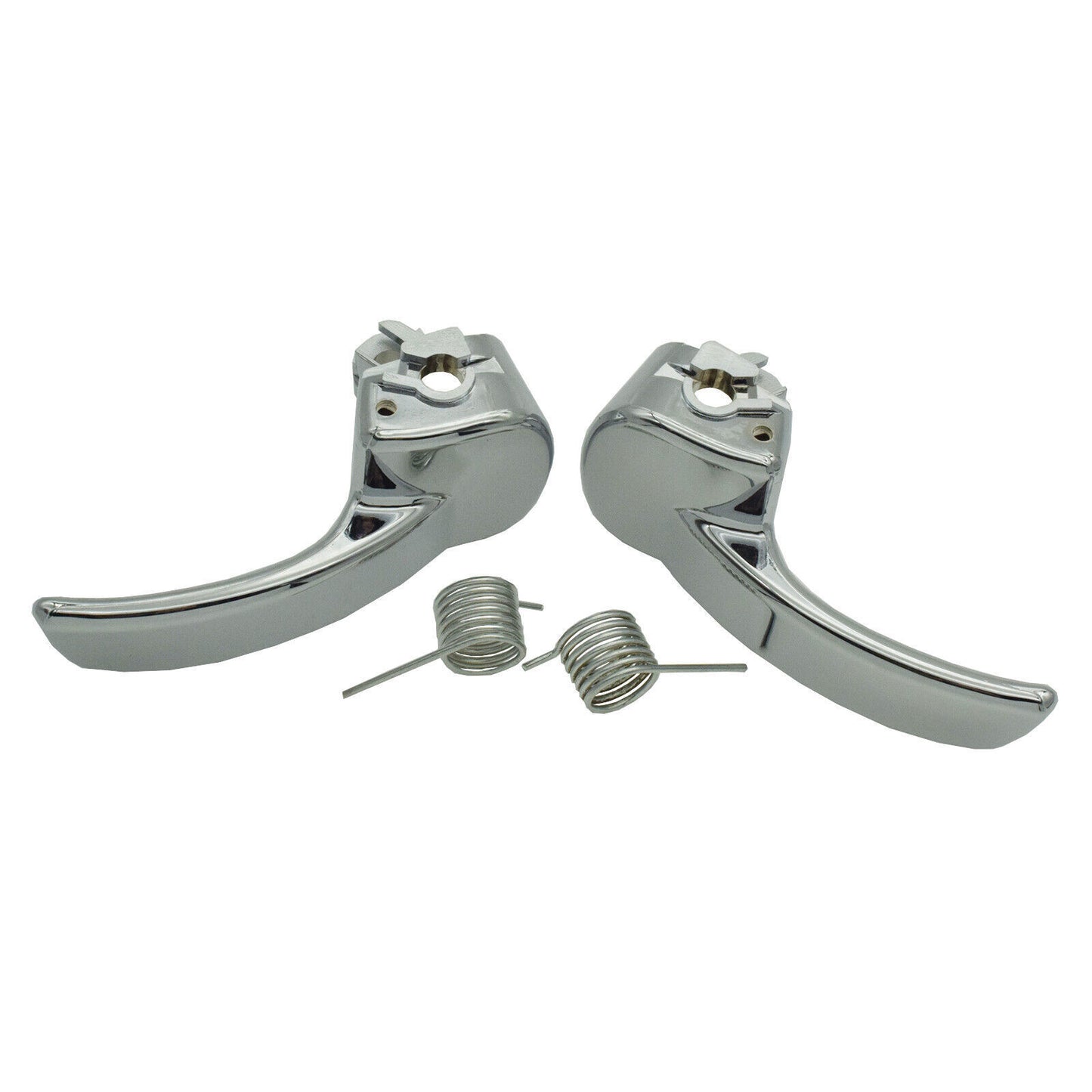 for Nissan Qashqai 2007-14 Pair Interior Door Handle Pull Button Chrome LH  RH