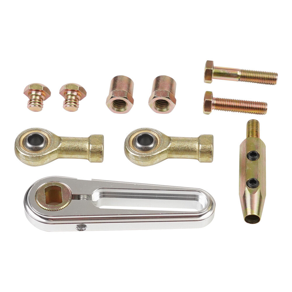 Adjustable column shift linkage kit for gearboxes suitable for GM 350 400 700R4 4L60 4L80E Q