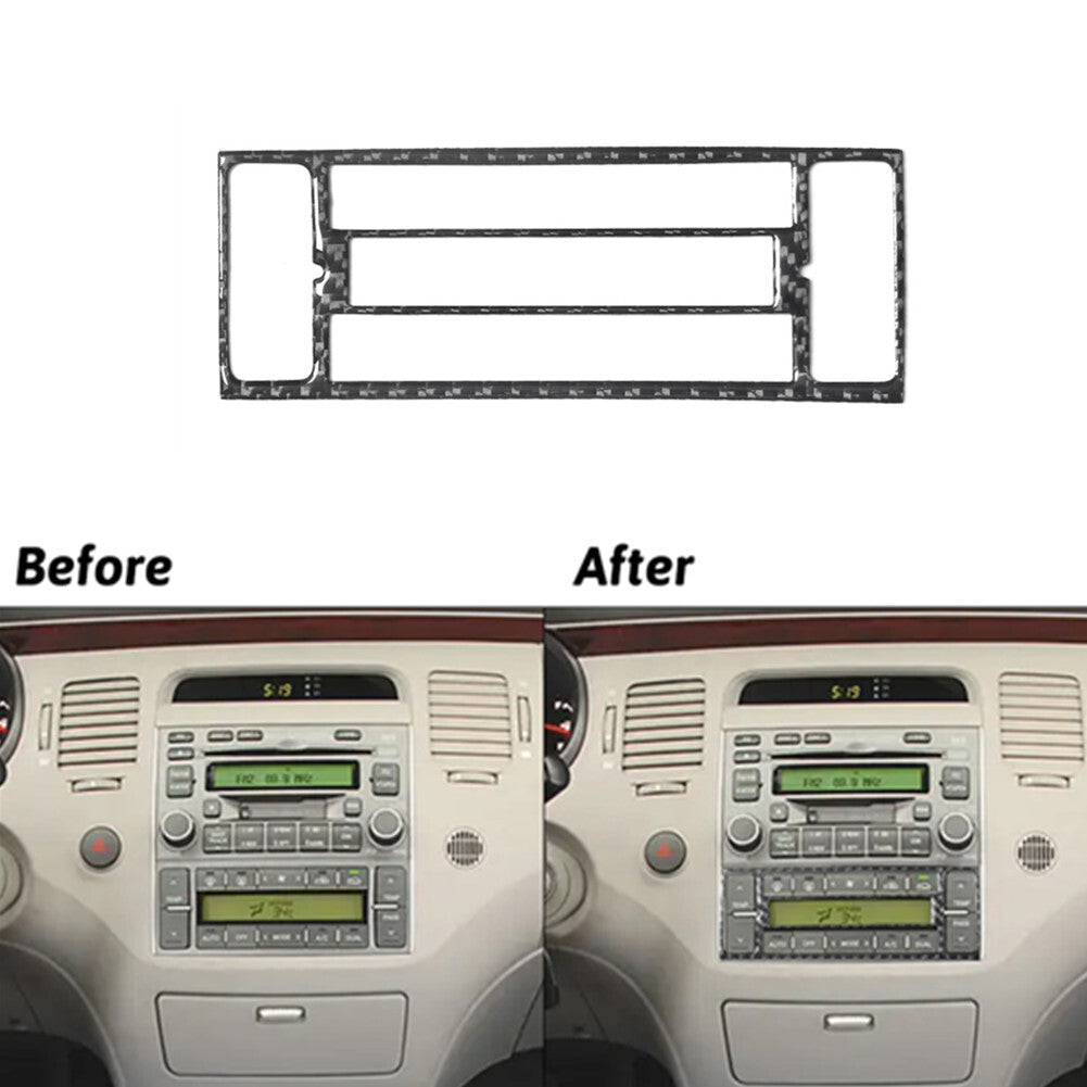 Carbon Fiber Interior Climate Control Cover Trim for Hyundai Azera 2006-2011