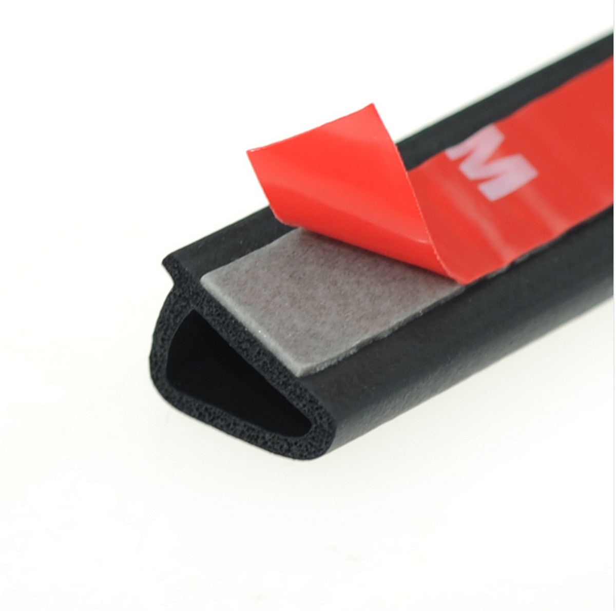 4M Sloping D Type Car Door Rubber Seal Strip Edge Soundproof Trim Weatherstrip