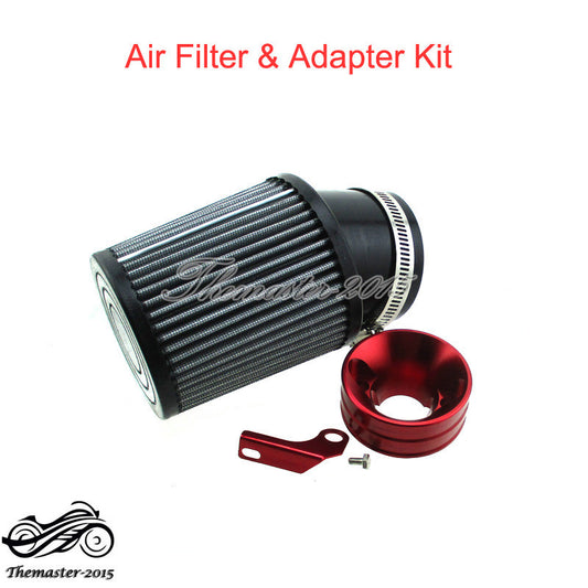 Air Filter Adapter Kit For 6.5HP for Honda Clone GX160 GX200 Predator 212cc Go Kart Q