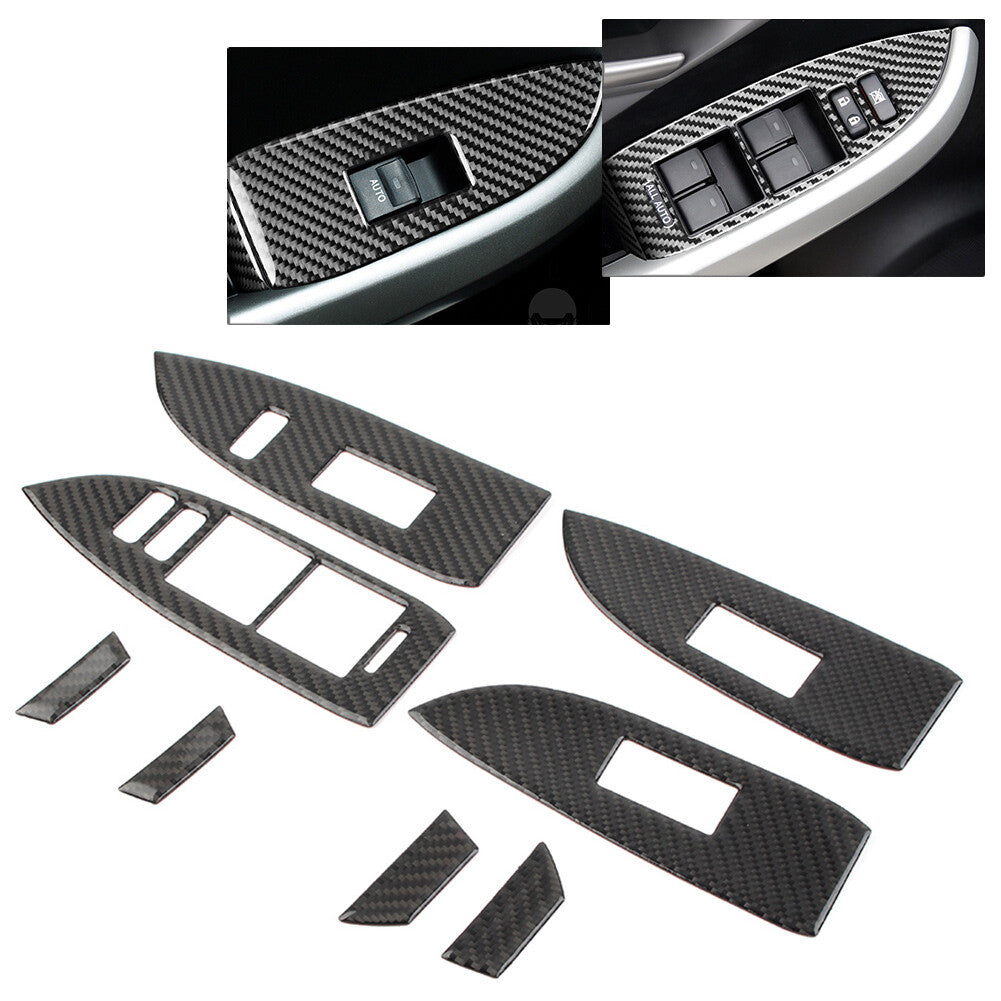 for Toyota Prius 2012-15 8x LHD Car Door Window Lift Switch Panel Cover Trim