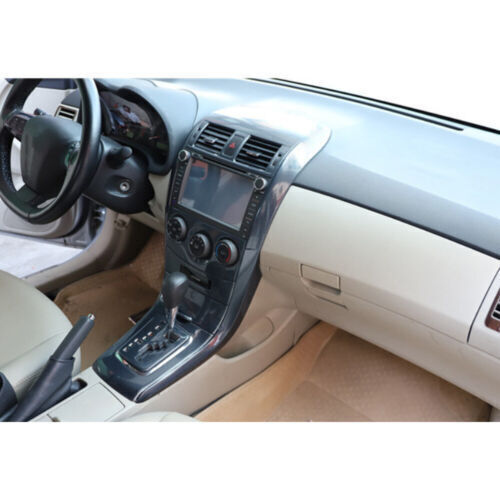 for Toyota for Corolla 2007-13 Carbon Fiber Console AC Button Control Frame Trim 1x