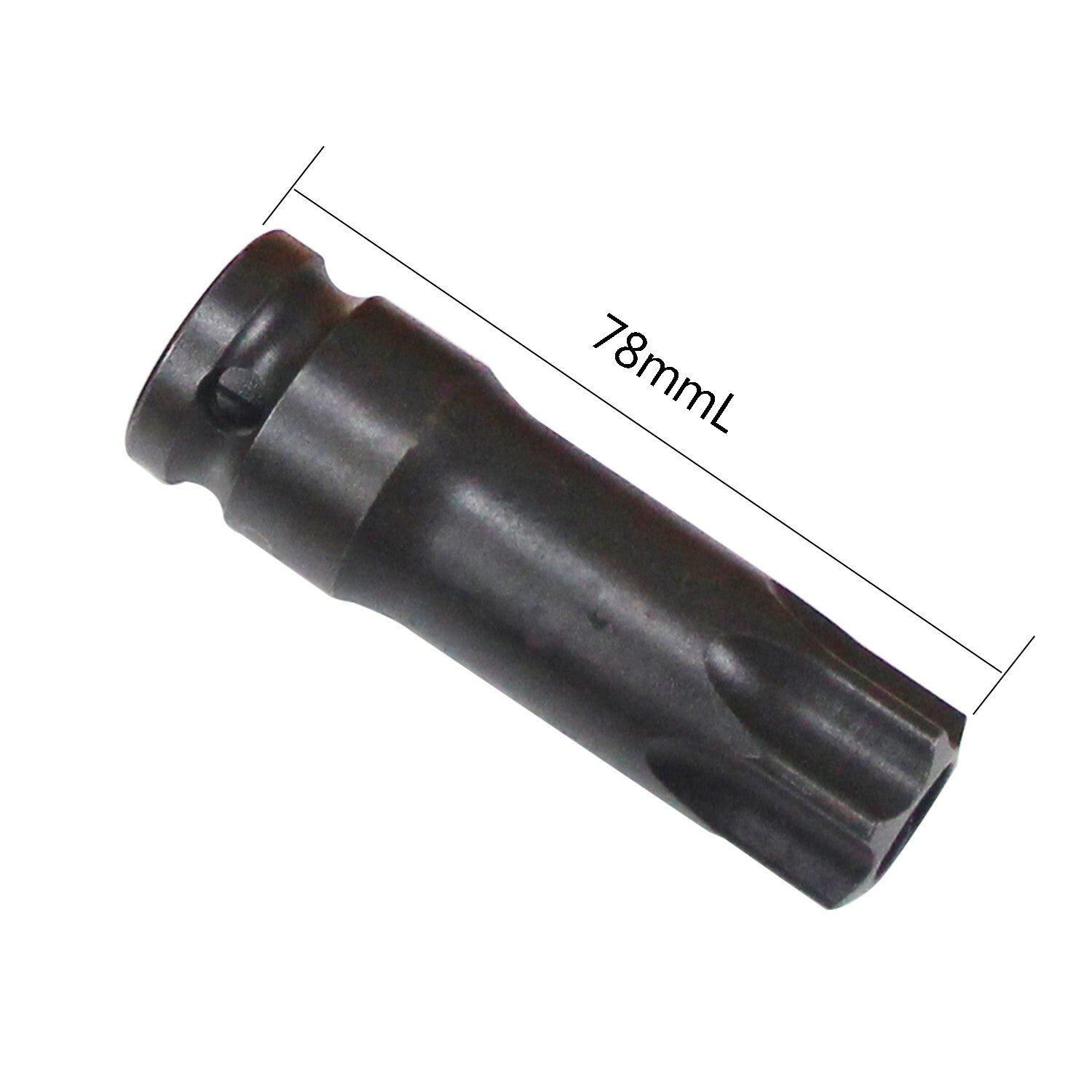 The T100 hollow Torx socket tool is suitable for removing 1/2 DR timing chains from for Mercedes-Benz vehicles.