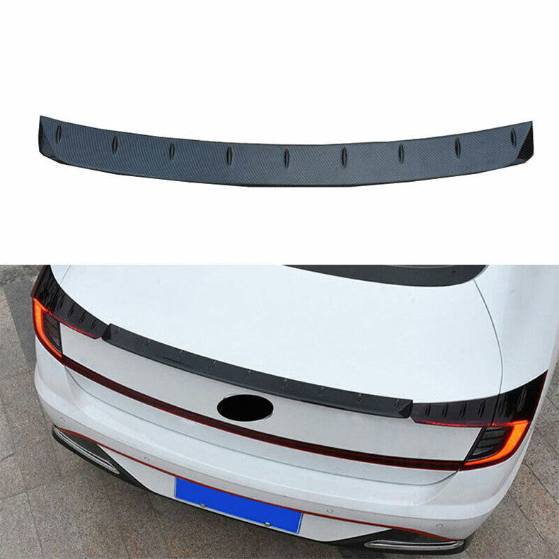for Hyundai Sonata 2020-2023 Carbon Fiber Rear Tail Trunk Spoiler Wing Lip Flap
