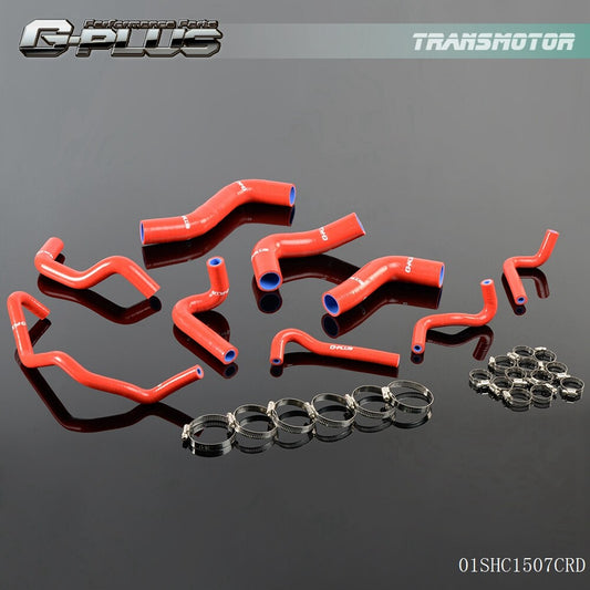 Silicone Radiator Hose Red Fits Roadstar Miata MX-5 NA6CE B6ZE 16L 89-93- v