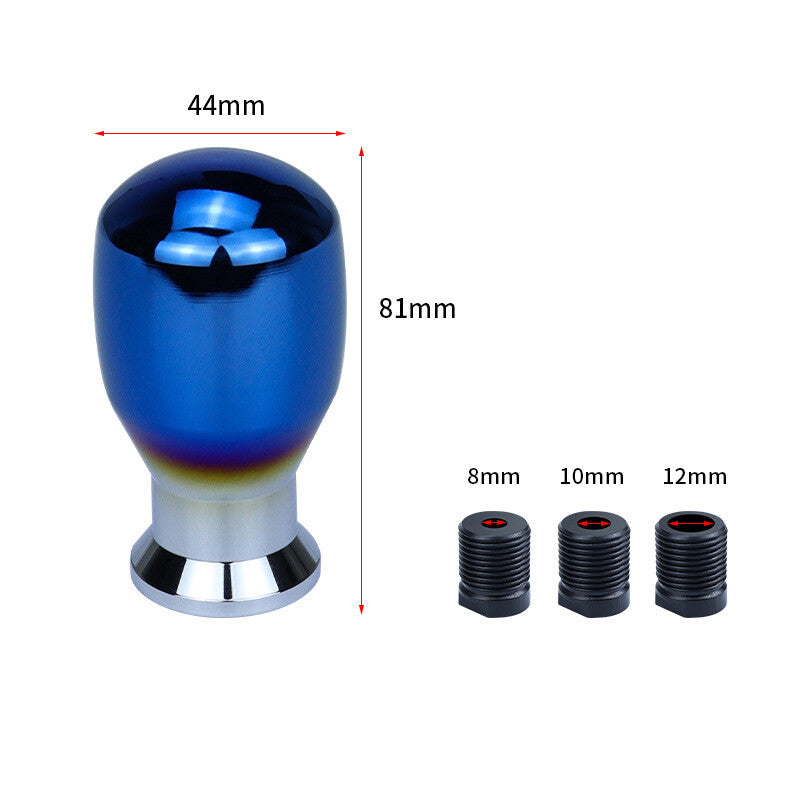 1-piece manual car/truck gear shift lever, blue head - n