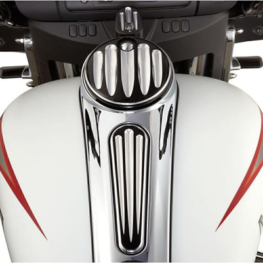 Lgnition Switch Cover Fuel Tank Cap Fit for Harley Touring FLHX FLTRX 2008-2013