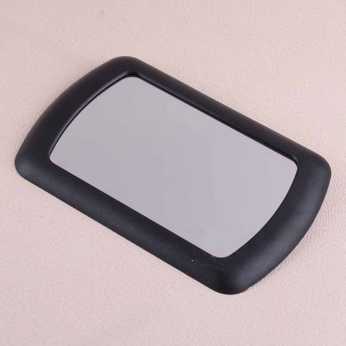 Black Car Clip On Sun Visor Vanity Mirror Sun-shading Cosmetic Mirror Portable v