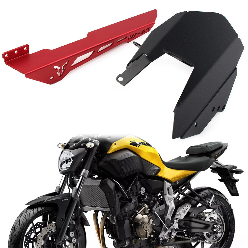 Motorcycle Chain Guard Cover Aluminum Fit for YAMAHA MT-07 MT07 2014-2016 Red