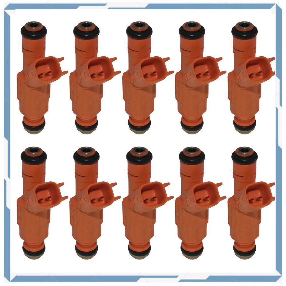 Set 10 Fuel Injectors For 2000-2004 for Ford Excursion E-350 6.8L V10 0280155917