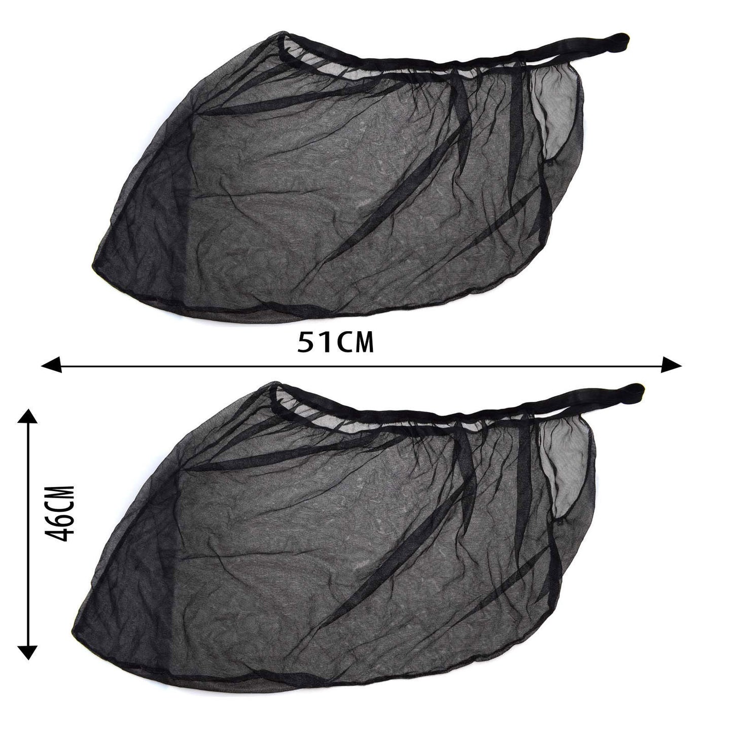 Ser of 2 Car Front Side Window Screen Sun Shade Mesh Cover Sunshade 5146cm New
