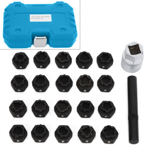 22pc Wheel Locking Key Set for Audi Anti-Theft Wheel Rim Lug Nut Master Removal Q