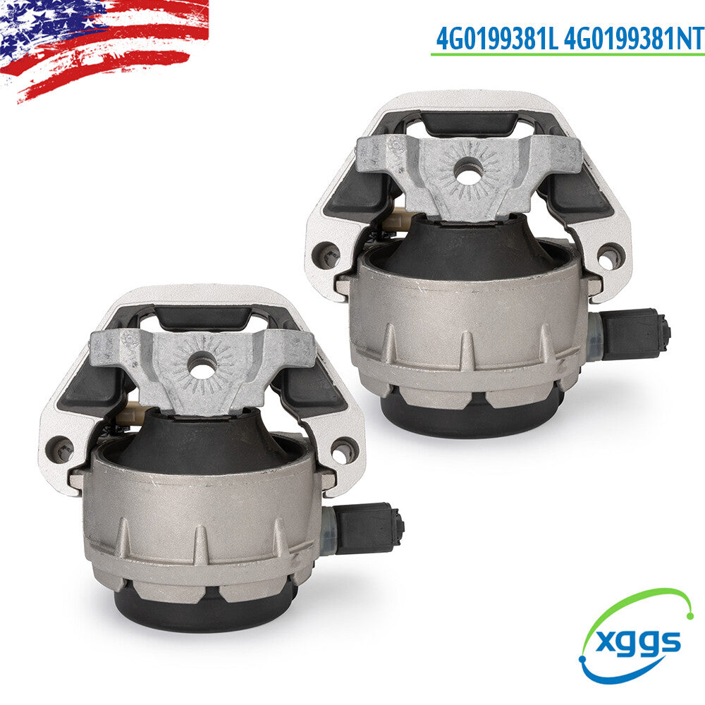 2X Left+Right Engine Motor Mount Set for Audi for A6 A7 Quattro 2012-2018 3.0L/ 2.0L