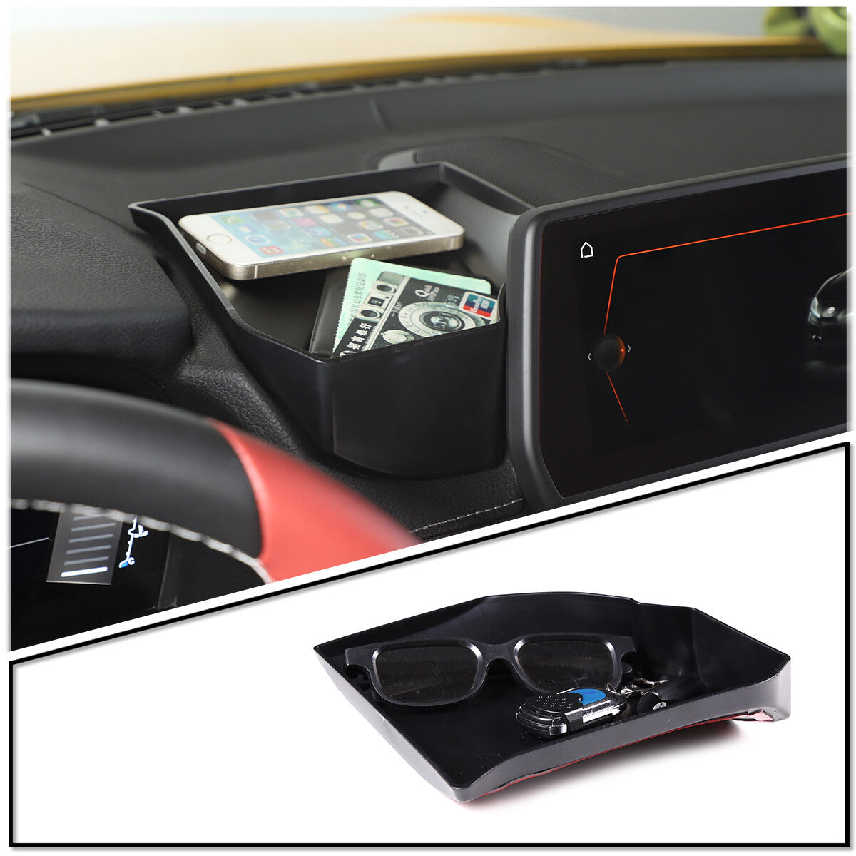 Red Interior Tailgate Switch Button Cover Trim for 86/Sub@ru BRZ 2022-2023- v