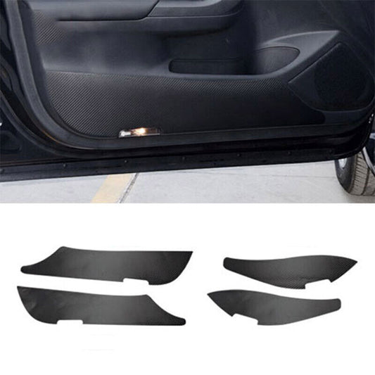 for Nissan Altima 2013-18 Carbon Fiber Inner Door Anti-Kick Panel Cover Trim 4X