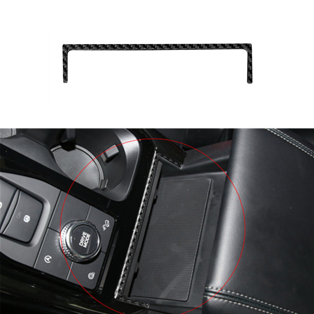 for Kia Seltos 2020 - 2023 Matte Silver ABS Rear Cup Holder Frame Cover Trim- v