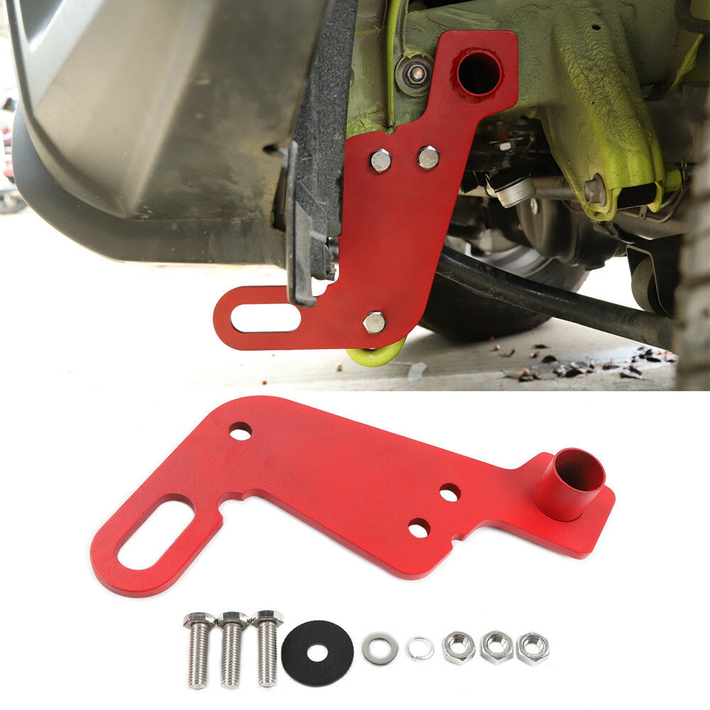 2¡Á Red Iron Car Front Bumper Trailer Towing Hook Kit for Suzuki for Jimny 2019-2022