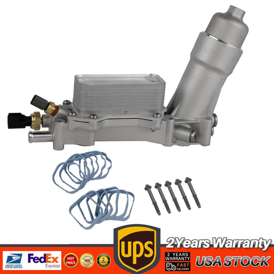 Aluminum Engine Oil Cooler Filter Housing Fits 11-16 for Dodge for Jeep for for CHRysler Ram36L v