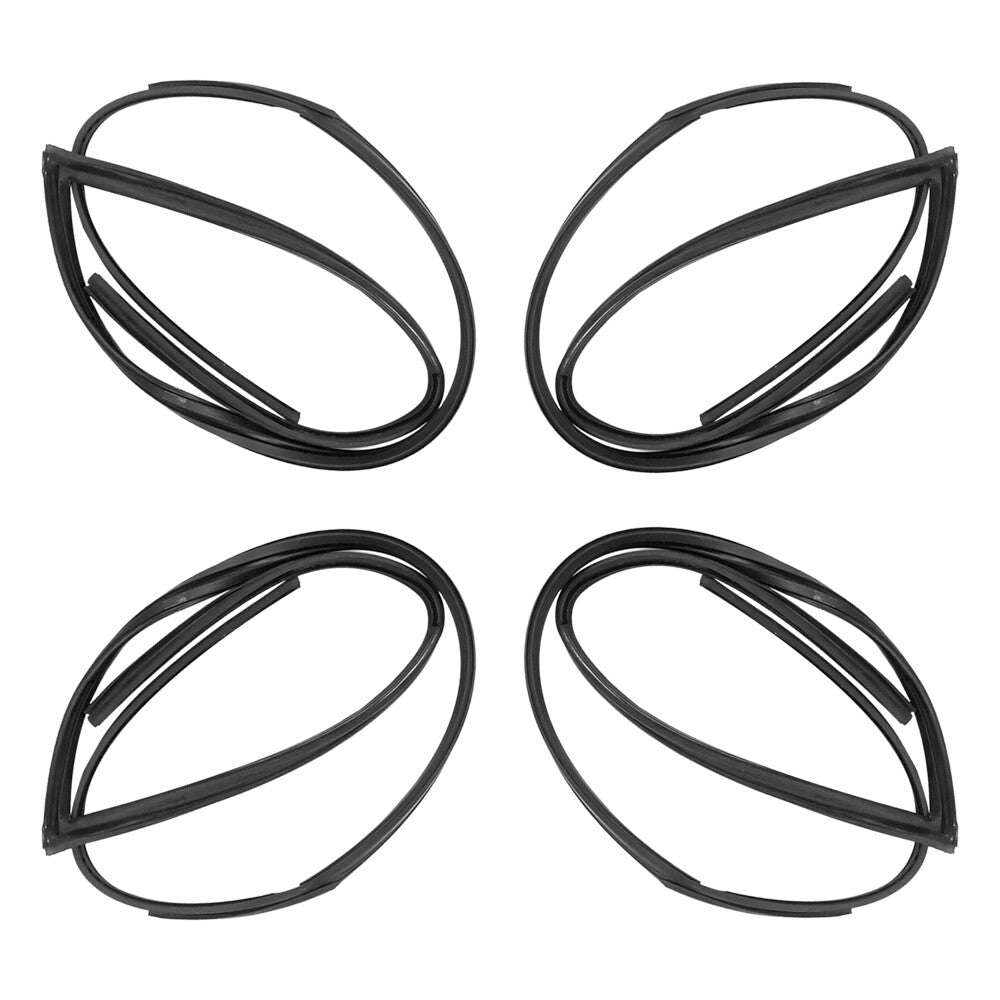 Set of 4 Window Run Channel Molding Glass Guide Seal For 2003-2007 for Honda for Accord