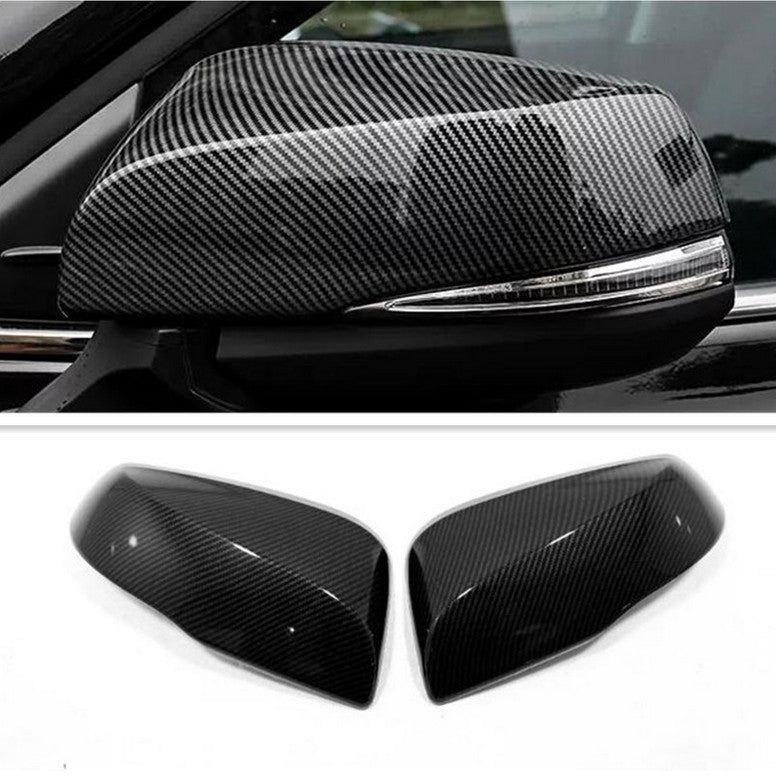 Carbon Fiber Side Mirrors Rearview Cover Fit for RAV4 2019-2024 v