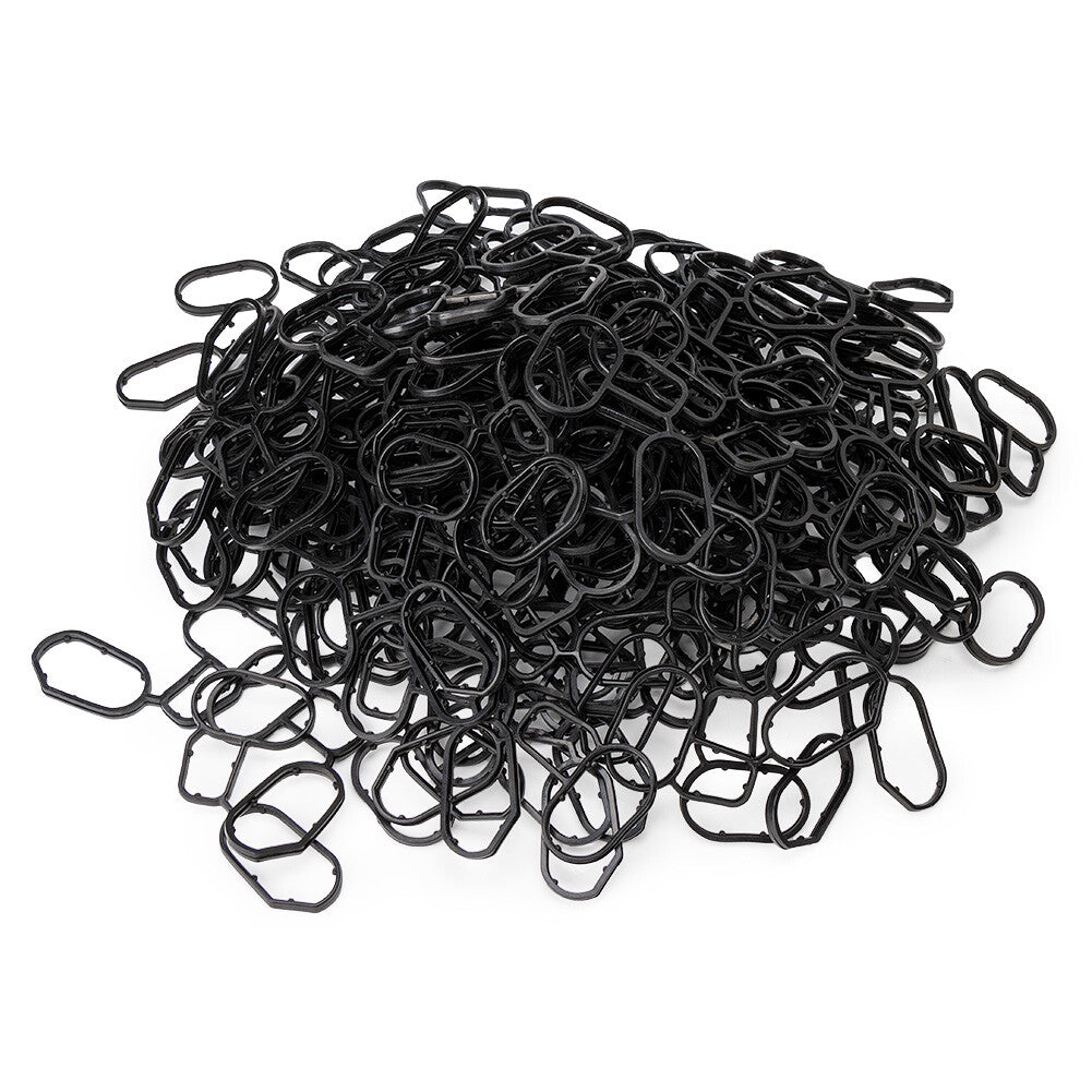 100X Engine Oil Cooler Filter Housing Gasket Seal Set for BMW 11427508970/71