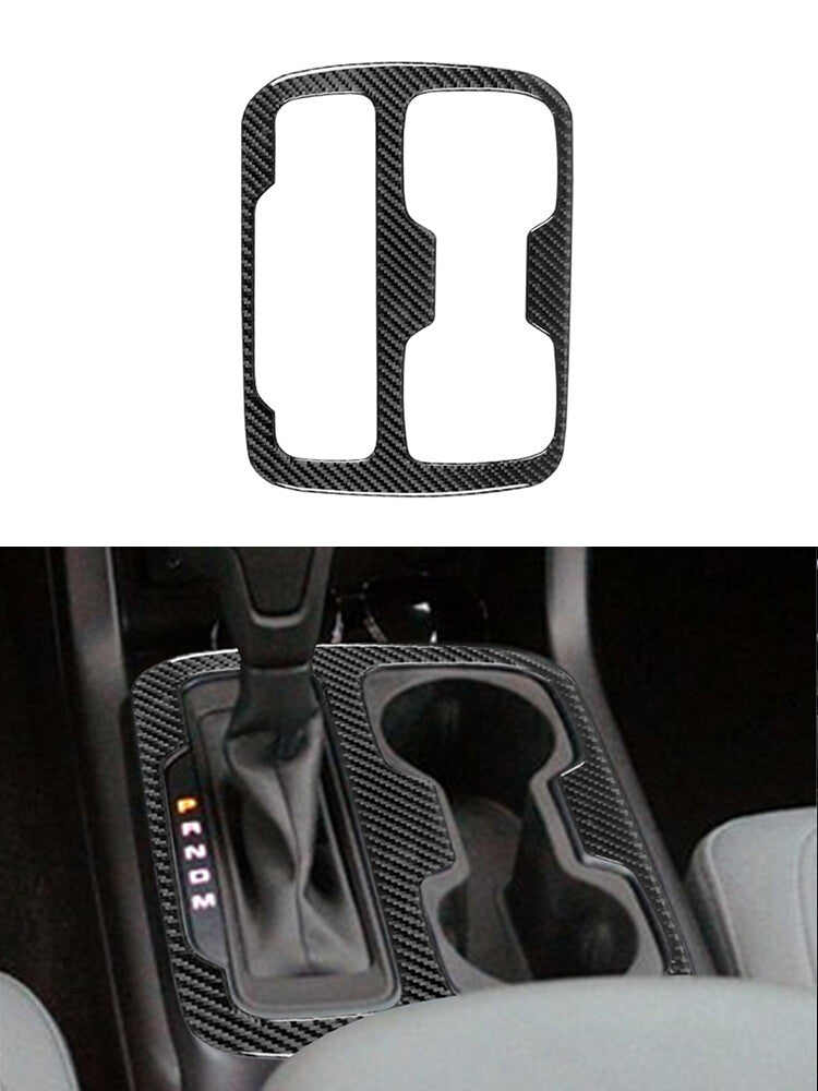 Red Carbon Fiber Below Center Console Trim Cover for Honda Accord Sedan 2008-12 v