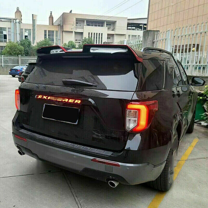 Car LED Badge Rear Trunk Tailgate Molding Trim Strip  for ford  Explorer 2020-2022